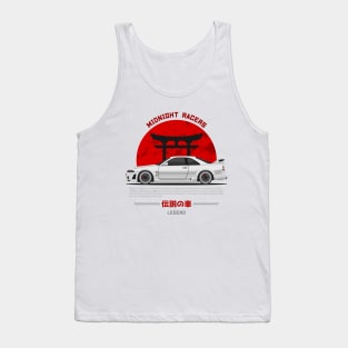 Midnight Racer White Skyline GTR R33 JDM Tank Top